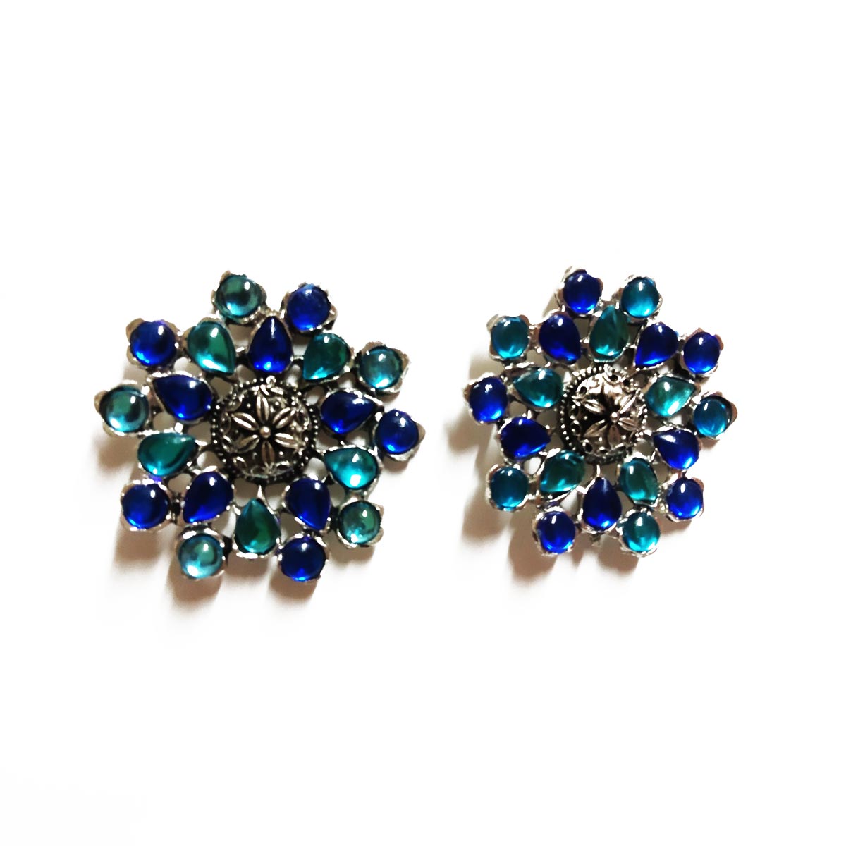 blue earrings blue earrings