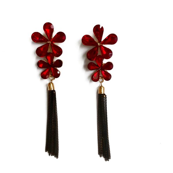 earring red