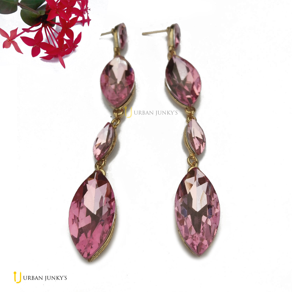 earrings pink earrings pink