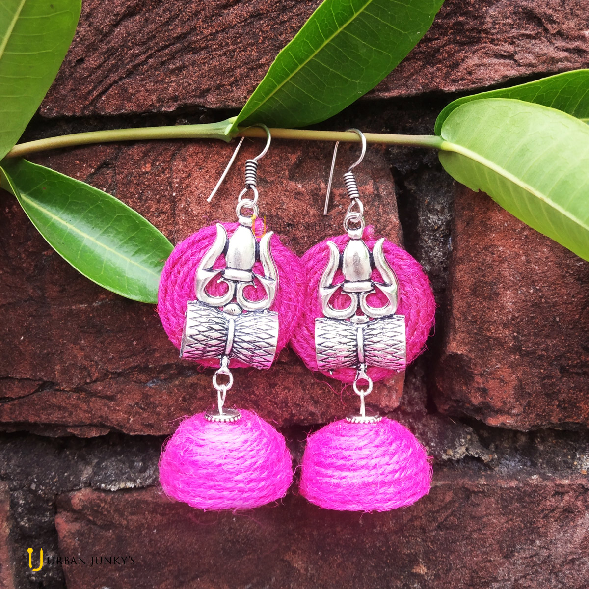 earring jute earring jute