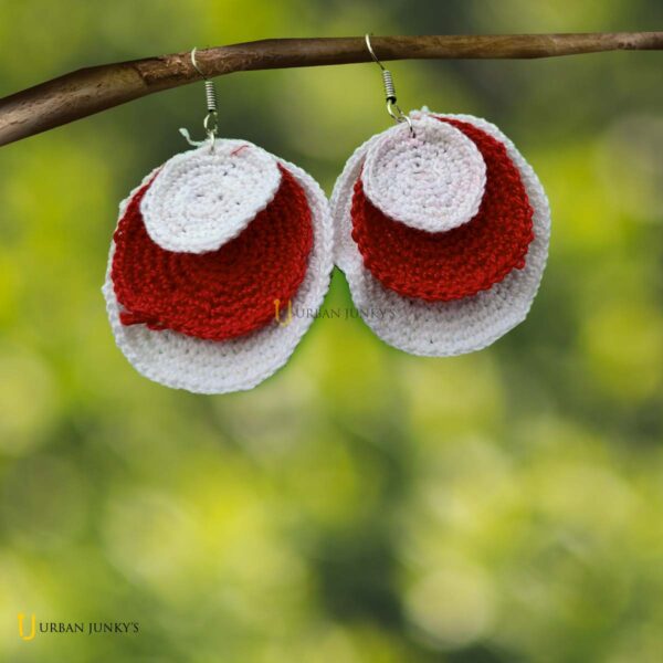 handmade cloth based earrings