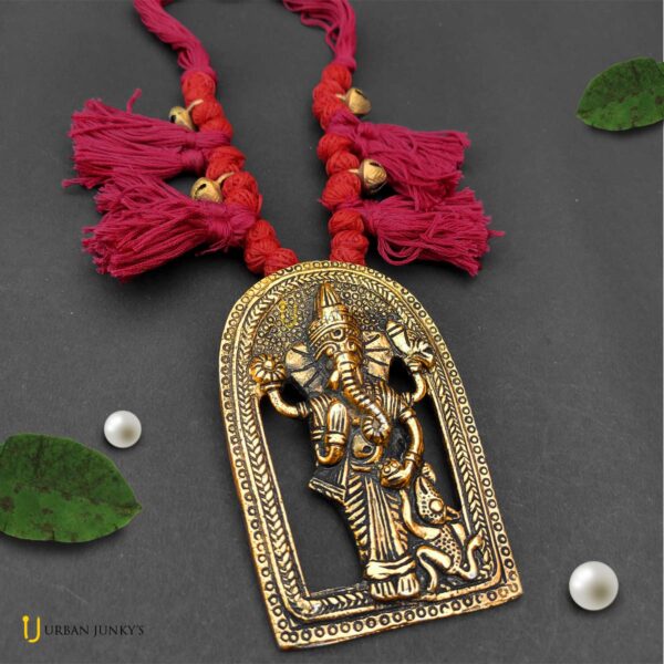 handmade-ganesha-oxidised-necklace