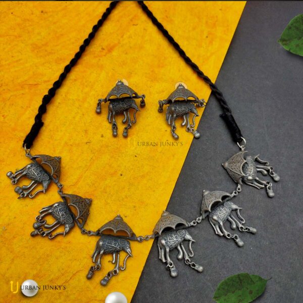 matte-finish-elephant-jewelley-set1