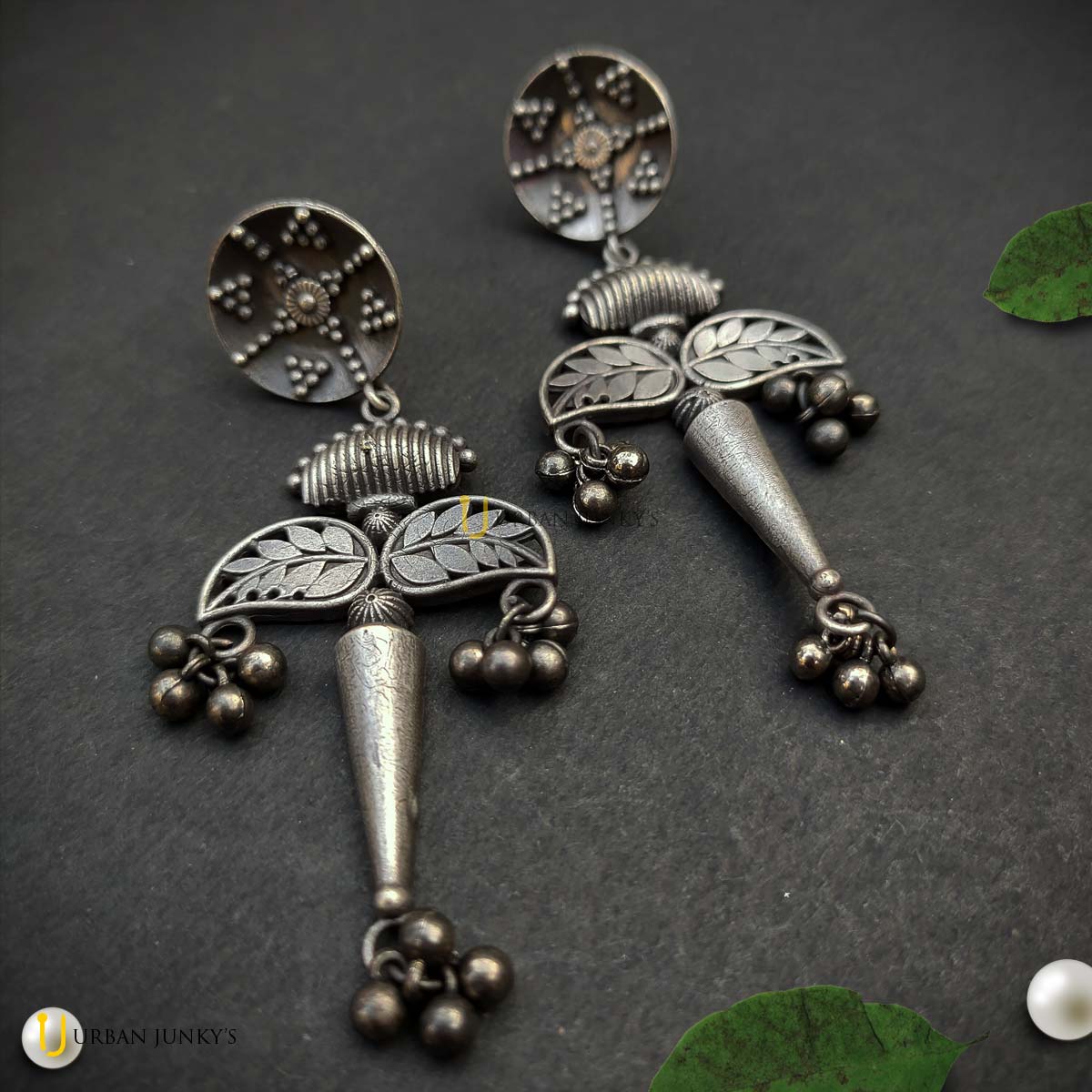 leaf-silver-replica-earrings leaf-silver-replica-earrings