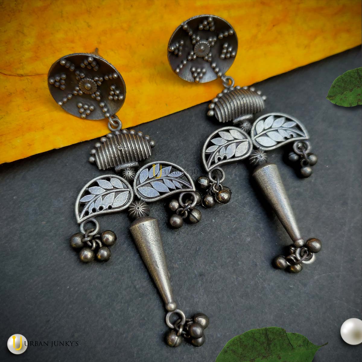 leaf-silver-replica-earrings1 leaf-silver-replica-earrings1