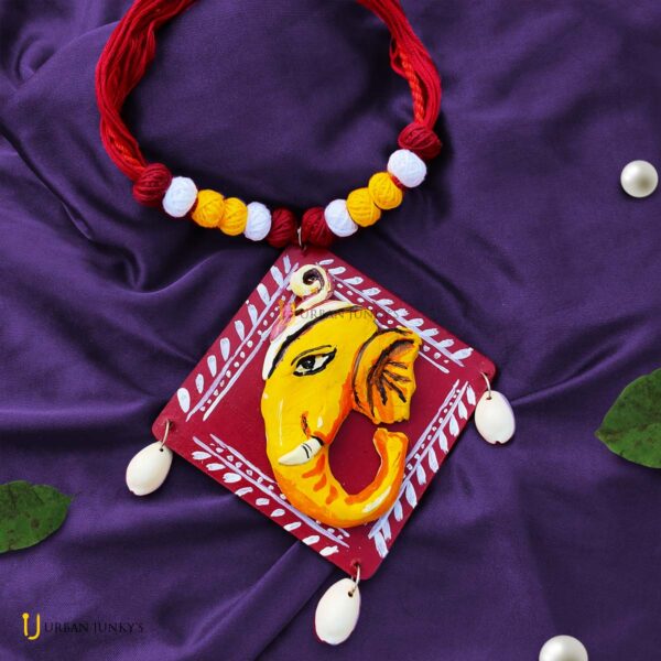 clay-based-ganesha-necklace