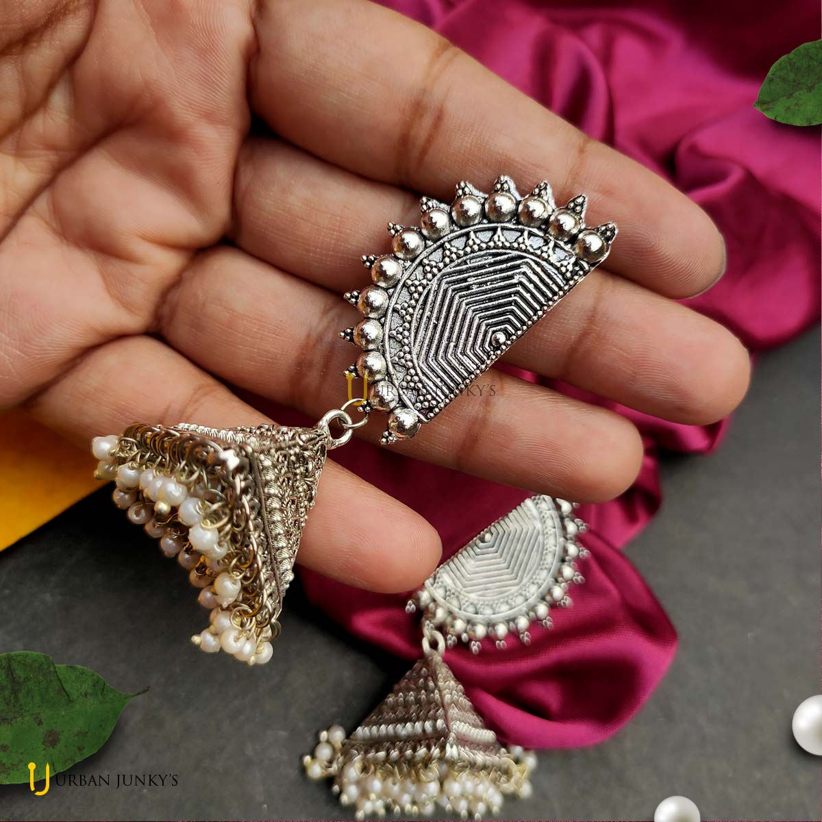 Half on sale jhumka designs