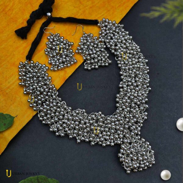 german-silver-ghunghroo-ball-necklace